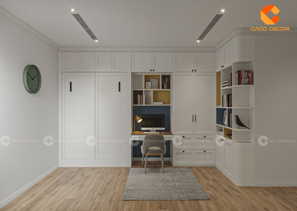 Combo phòng ngủ trẻ em PNTE079 thiết kế hiện đại