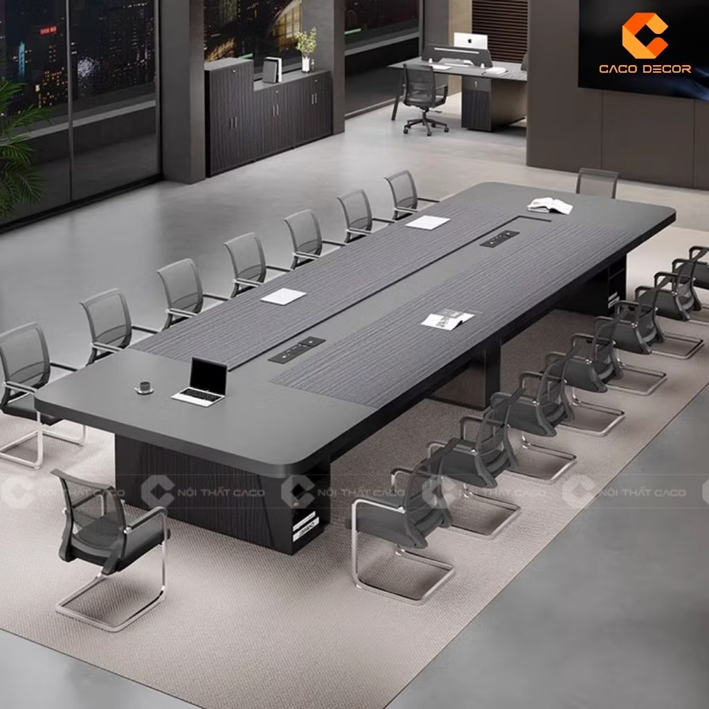 Bàn Họp Gỗ Công Nghiệp BH011 Cỡ Lớn, Chuyên Nghiệp 1