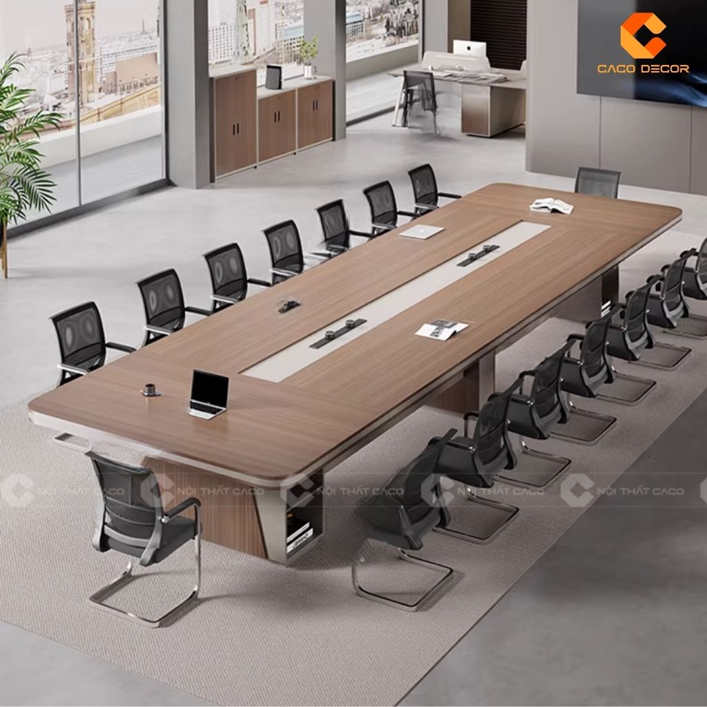 Bàn Họp Gỗ Công Nghiệp BH011 Cỡ Lớn, Chuyên Nghiệp 2