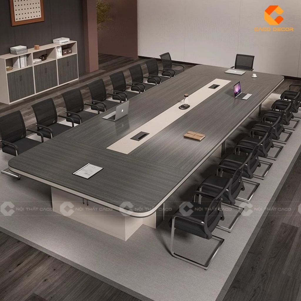 Bàn Họp Gỗ Công Nghiệp BH015 Cỡ Lớn, Nhiều Màu Sắc 2