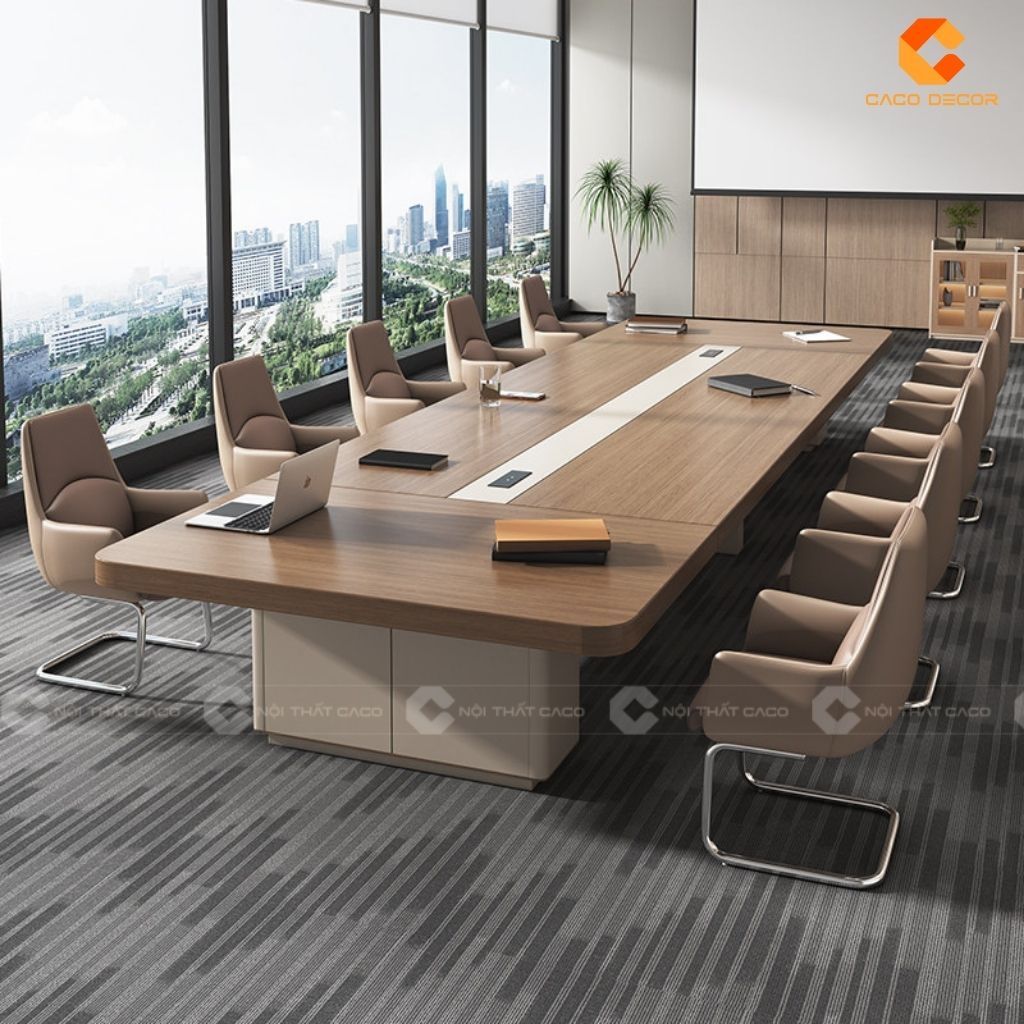 Bàn Họp Gỗ Công Nghiệp BH015 Cỡ Lớn, Nhiều Màu Sắc 5