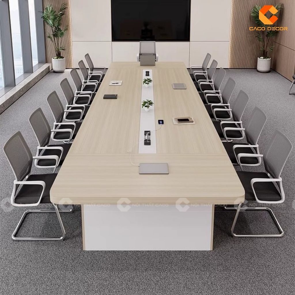 Bàn Họp Gỗ Công Nghiệp BH016 Hiện Đại, Chuyên Nghiệp 1