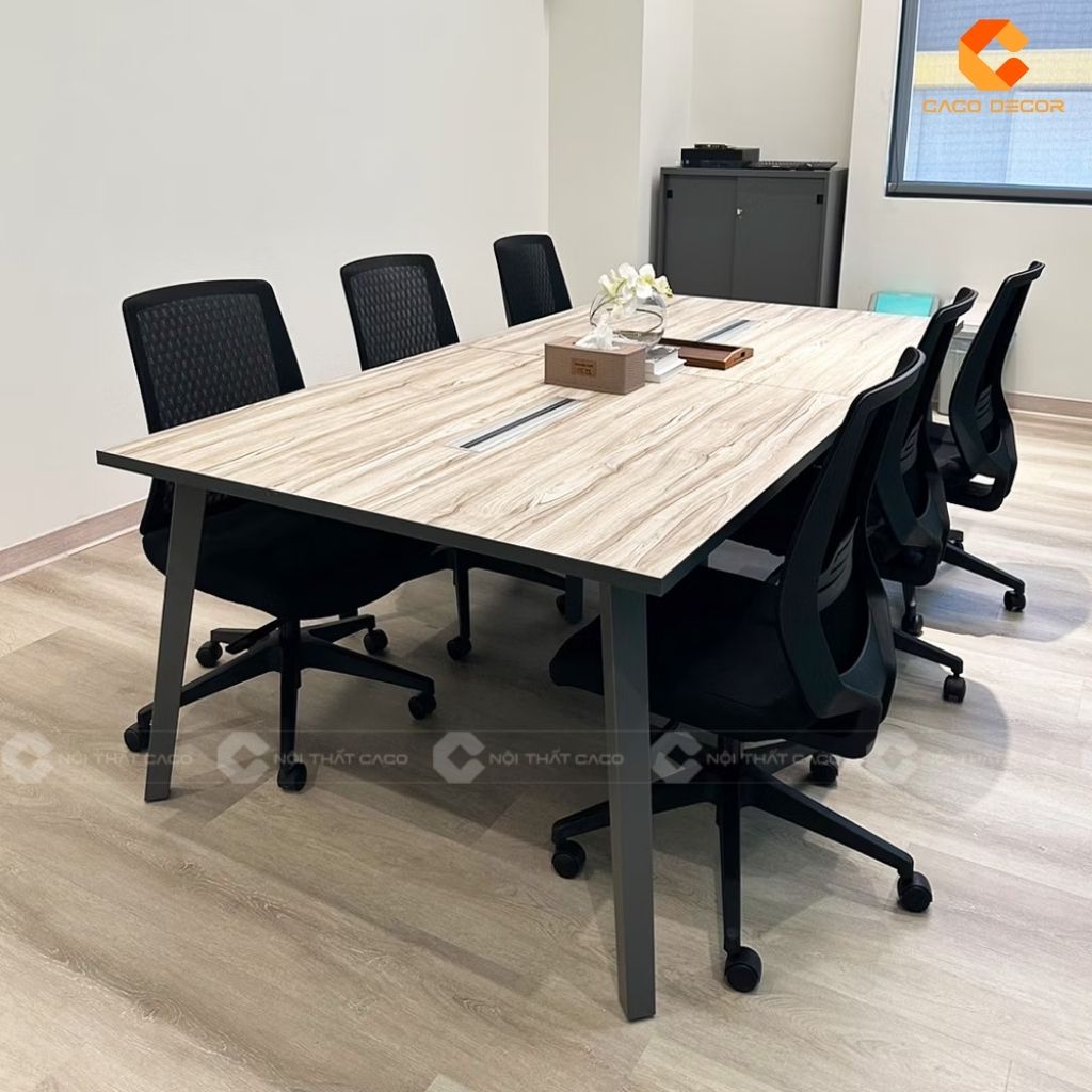 Bàn Họp Gỗ Công Nghiệp BH06 Bền Đẹp, Giá Tốt 2