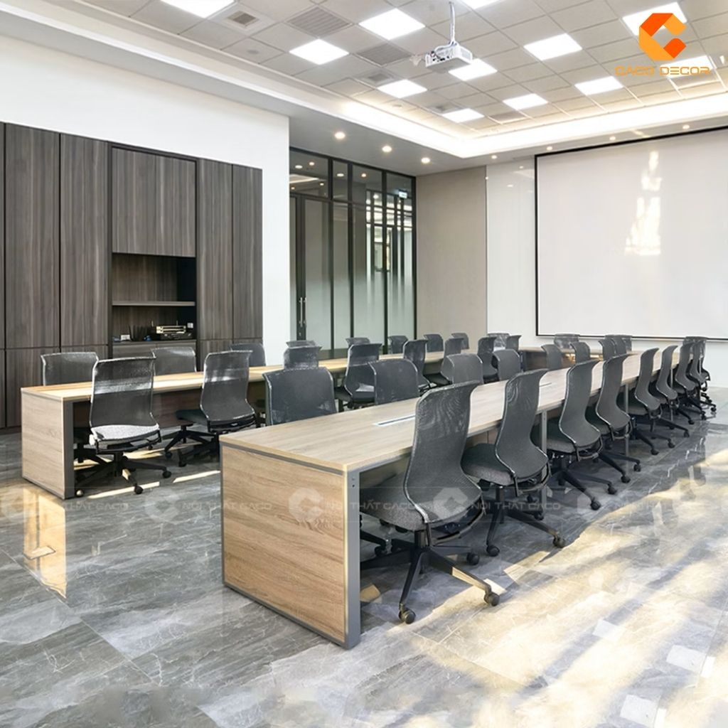 Bàn Họp Gỗ Công Nghiệp BH08 Chữ U Hiện Đại 1