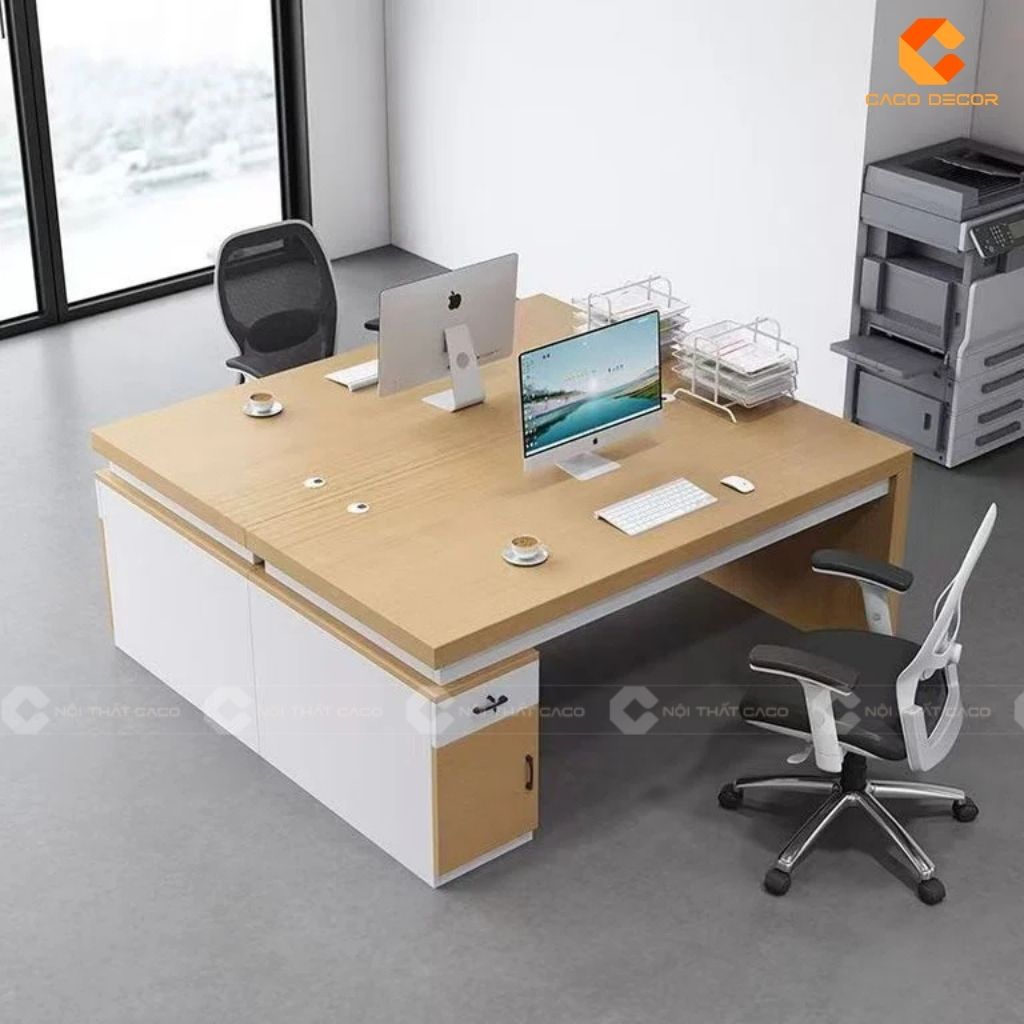 Bàn Làm Việc Giám Đốc BGD015 Chữ L Có Tủ Phụ Đa Năng 6