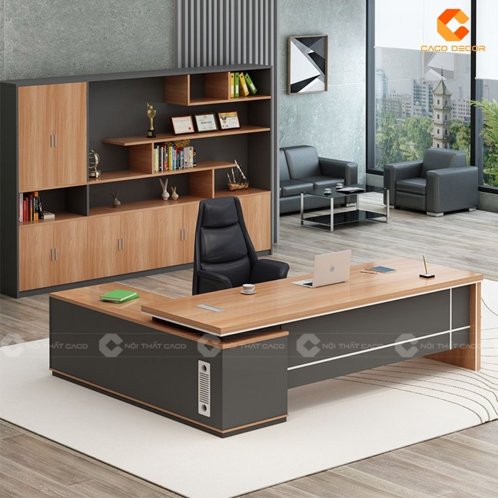 Bàn Giám Đốc BGD016 Chữ L Bề Thế Sang Trọng 3