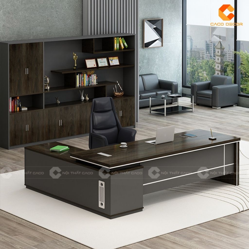 Bàn Giám Đốc BGD016 Chữ L Bề Thế Sang Trọng 4