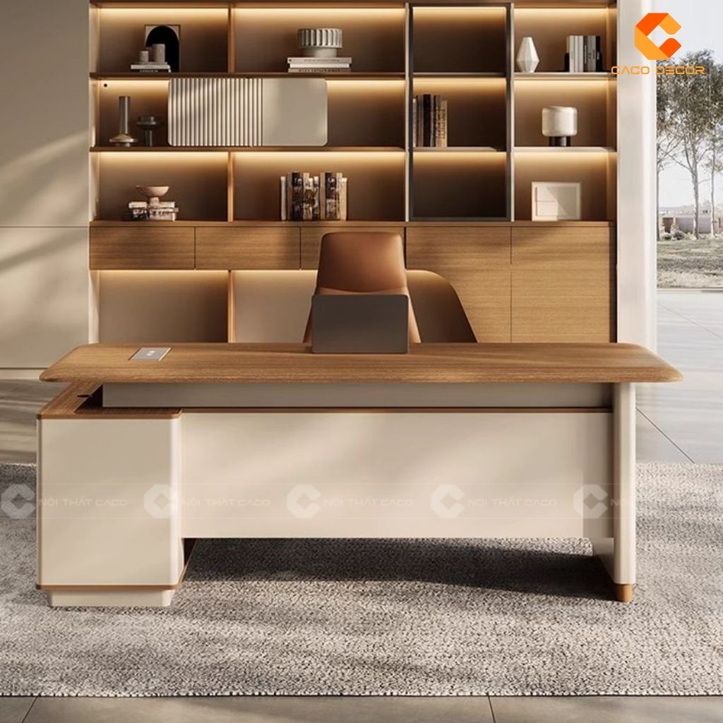 Bàn Làm Việc Giám Đốc BGD022 Chữ L Hiện Đại 7