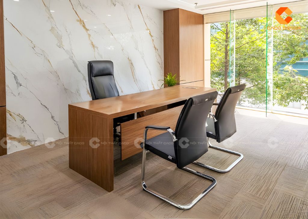 Bộ bàn làm việc giám đốc đẹp phù hợp mọi văn phòng