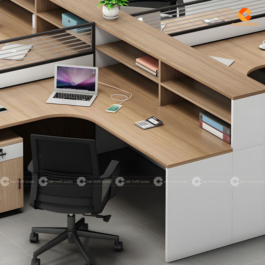 Bàn Làm Việc Nhân Viên BLVNV23 Thiết Kế Module Hiện Đại 6