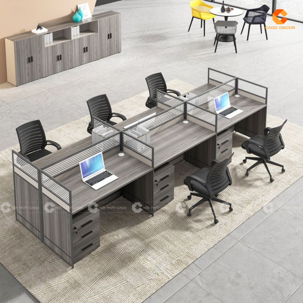 Bàn làm việc nhân viên BLVNV26 thiết kế hiện đại