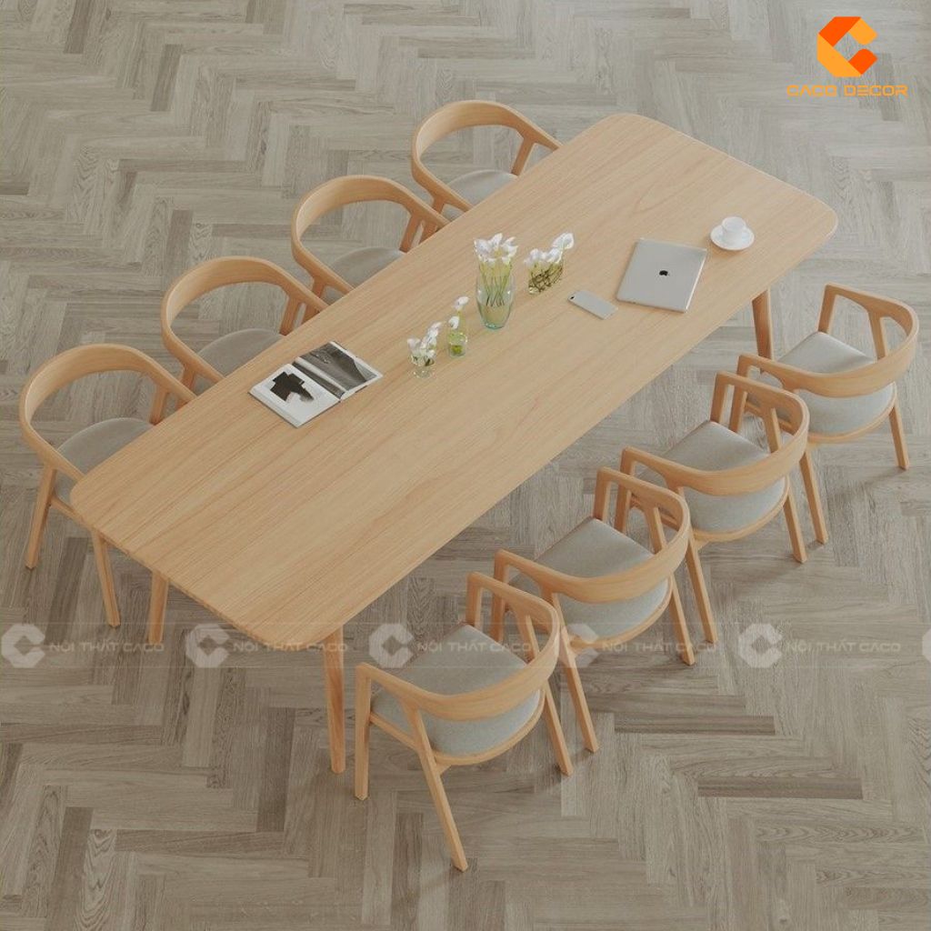 Bàn Phòng Họp Gỗ Công Nghiệp BH033 Hiện Đại 2