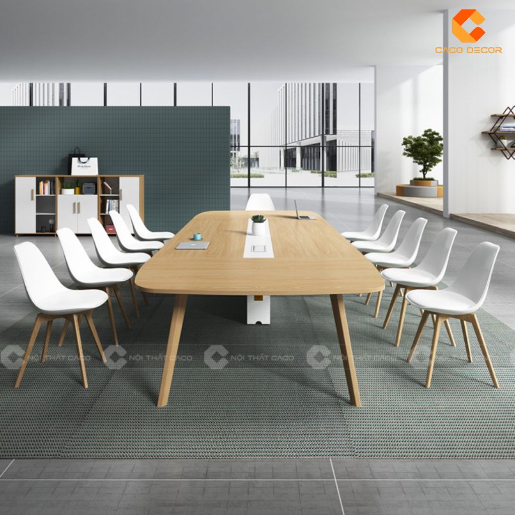 Bàn Phòng Họp Gỗ Công Nghiệp BH034 Bền Đẹp 2
