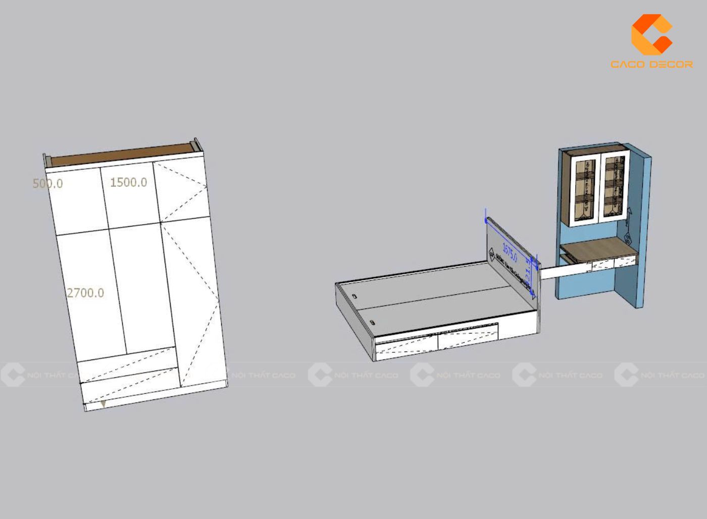 CaCo miễn phí thiết kế khi ký hợp đồng thi công căn hộ