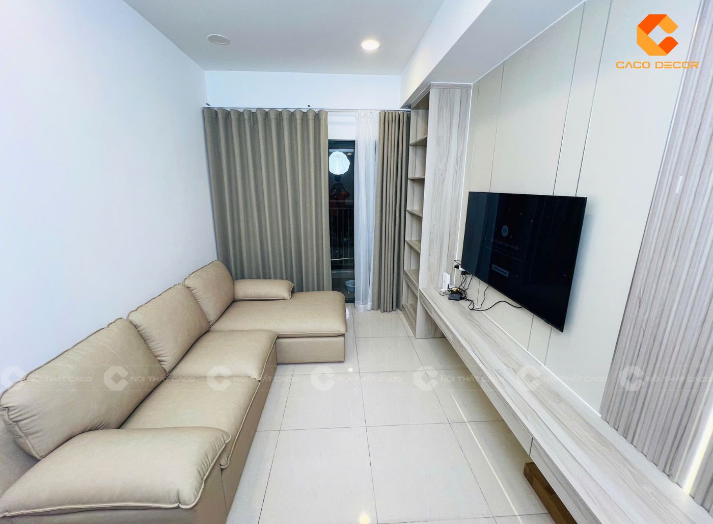 thi công nội thất phòng khách hình 1