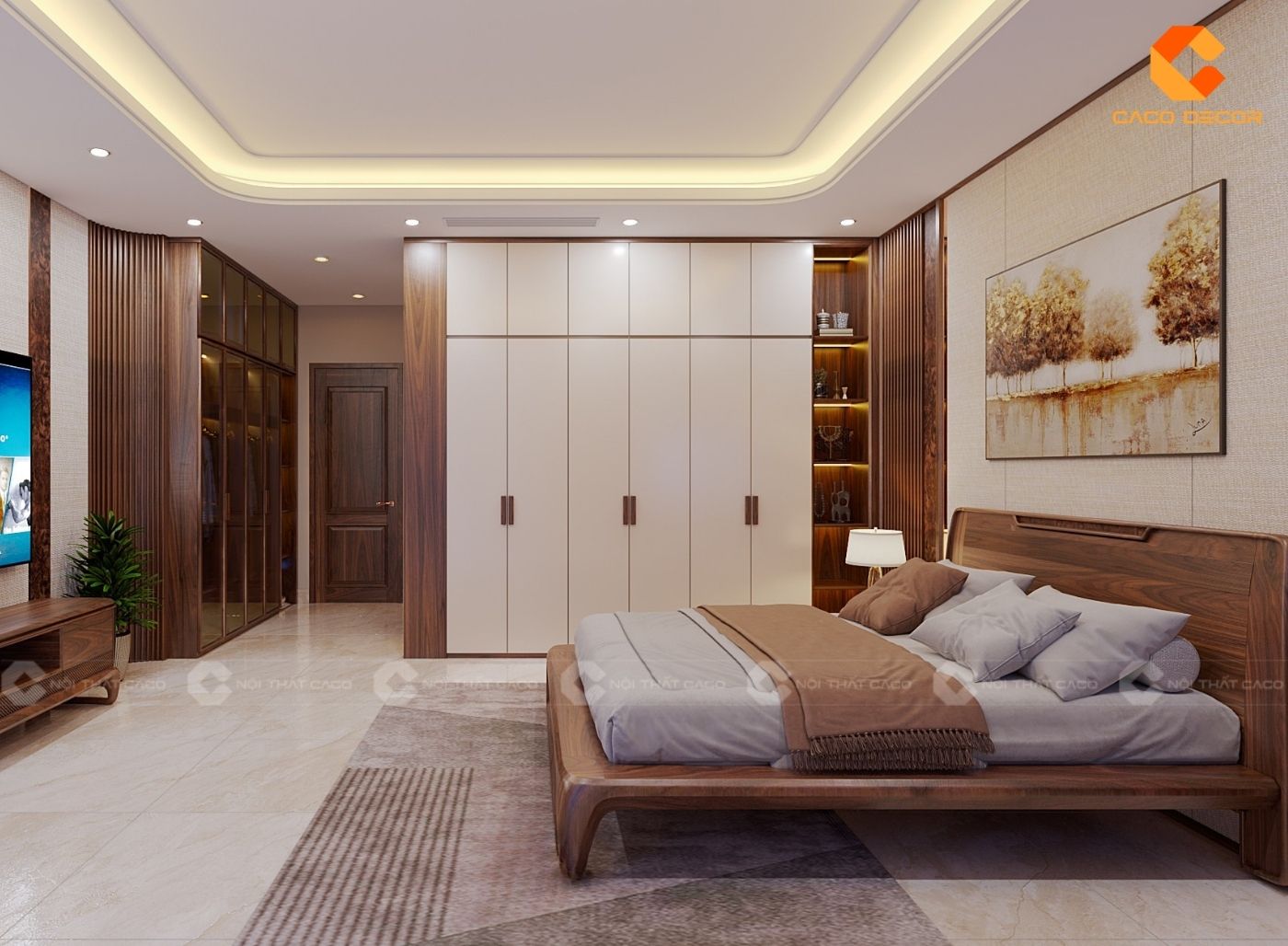 Thiết kế nội thất phòng ngủ giúp dễ hình dung trong thực tế