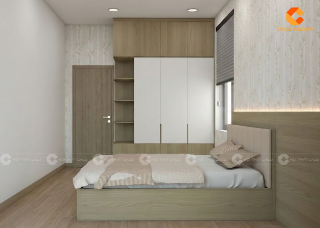 Thiết kế combo giường tủ phòng ngủ 3 biệt thự