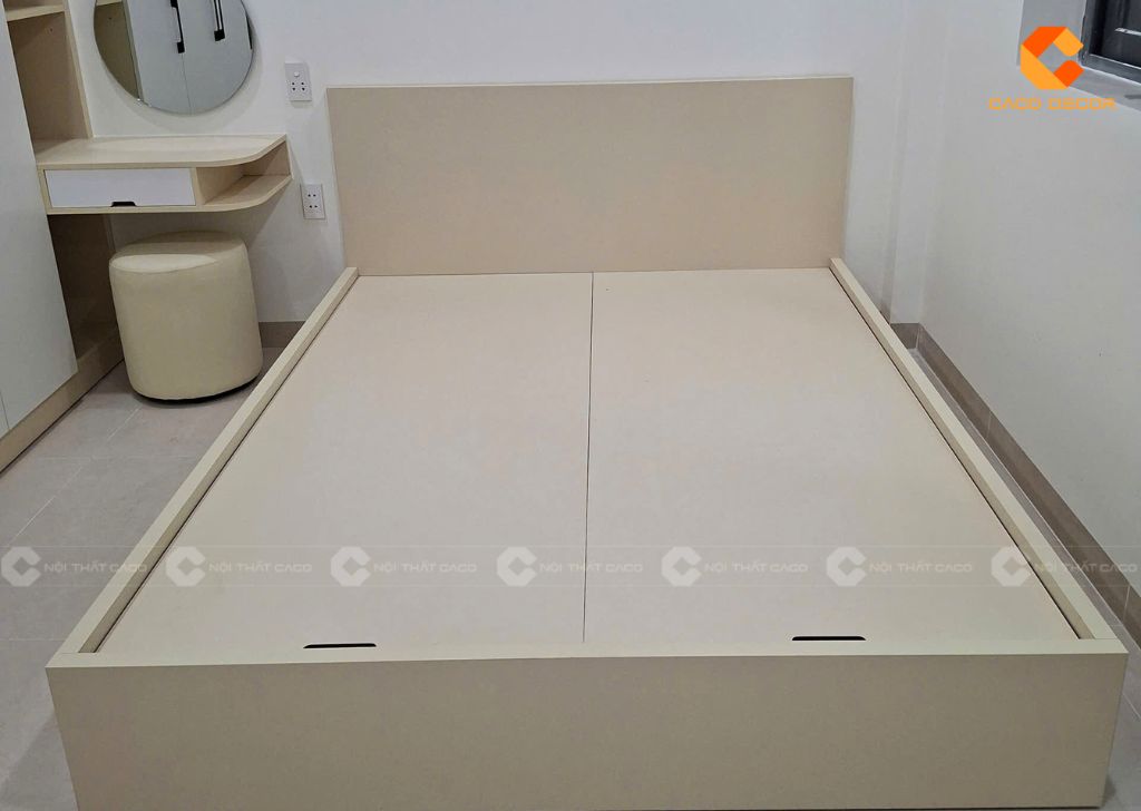 Ảnh chụp giường ngủ tại nhà khách