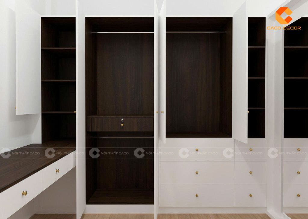 Combo Phòng Ngủ Gỗ Công Nghiệp CBPN176 Màu Trắng Hiện Đại 5