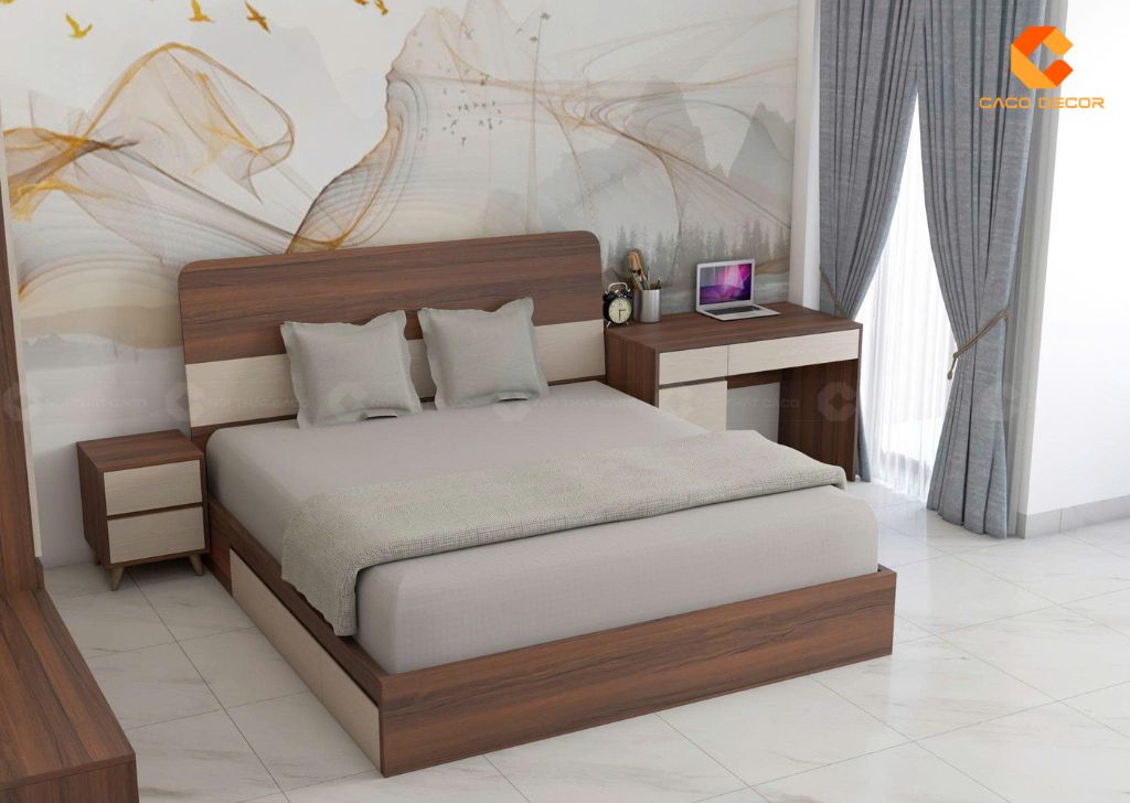 Combo Phòng Ngủ Gỗ Công Nghiệp CBPN177 Sang Trọng 3