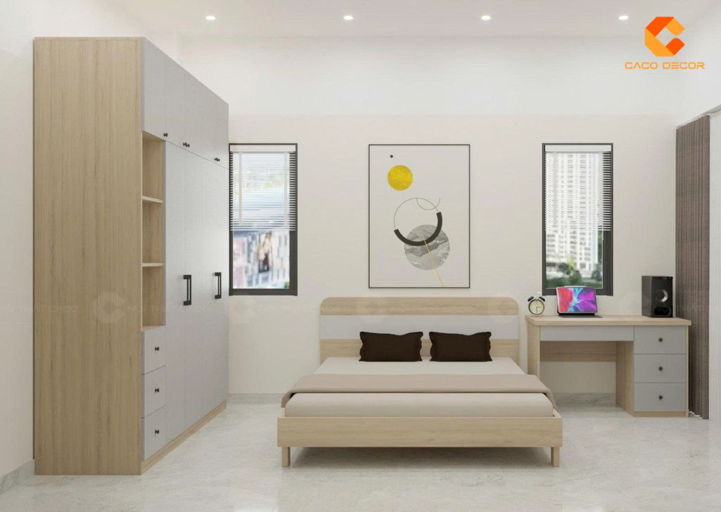 Combo Phòng Ngủ Gỗ Công Nghiệp CBPN178 Hiện Đại Giá Xưởng 1