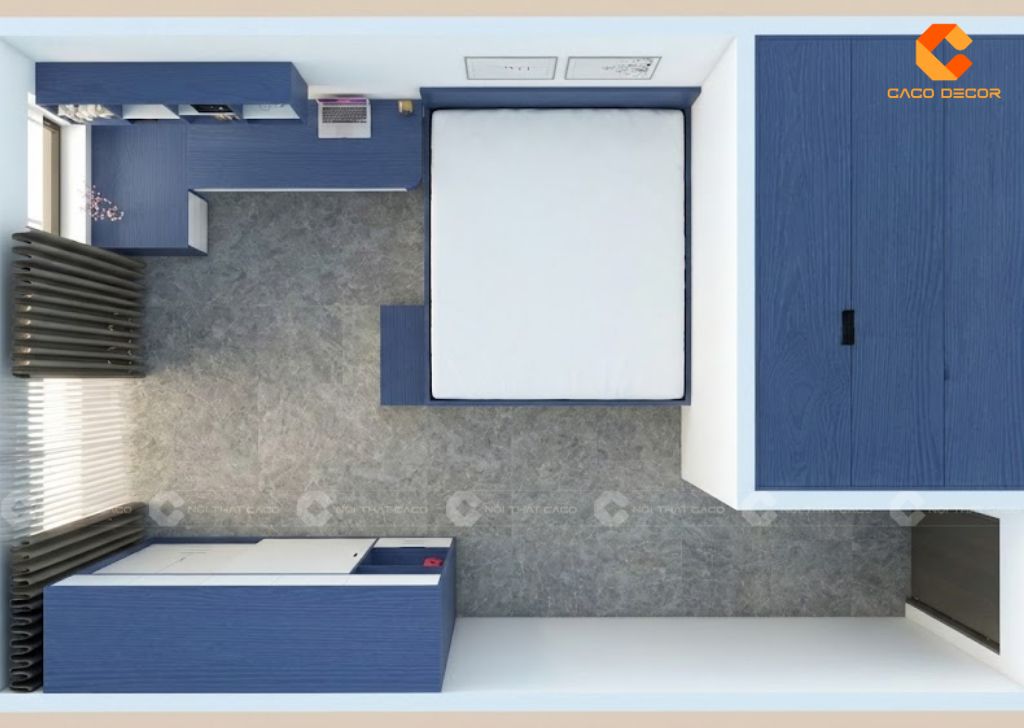 Tổng thể thiết kế combo phòng ngủ CBPN179