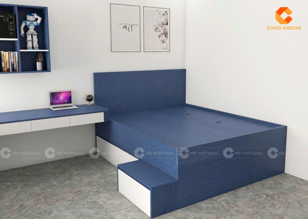 Giường ngủ gỗ công nghiệp MDF chịu lực tốt
