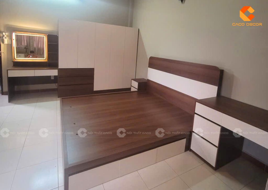 Hình thực tế combo phòng ngủ CBPN177 thiết kế theo yêu cầu