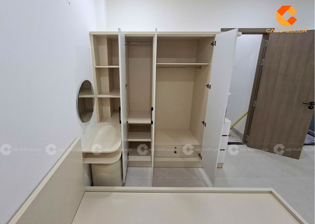 Bàn giao combo nội thất phòng ngủ đẹp hoàn thiện chỉn chu