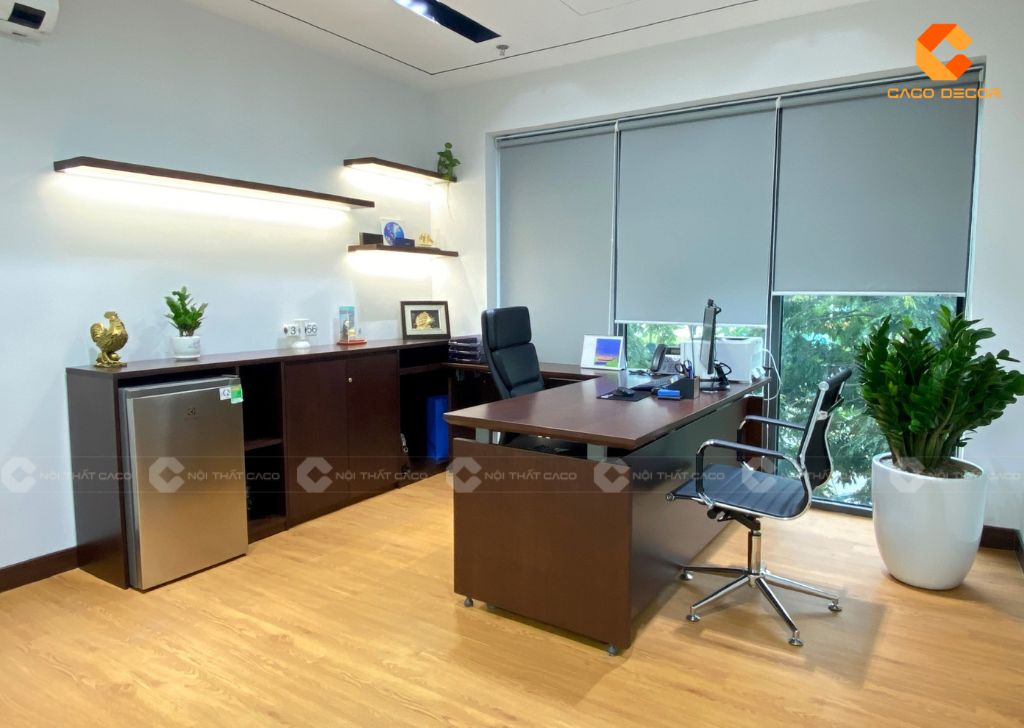 Nội thất văn phòng phong cách Eco trang trí nhiều cây xanh