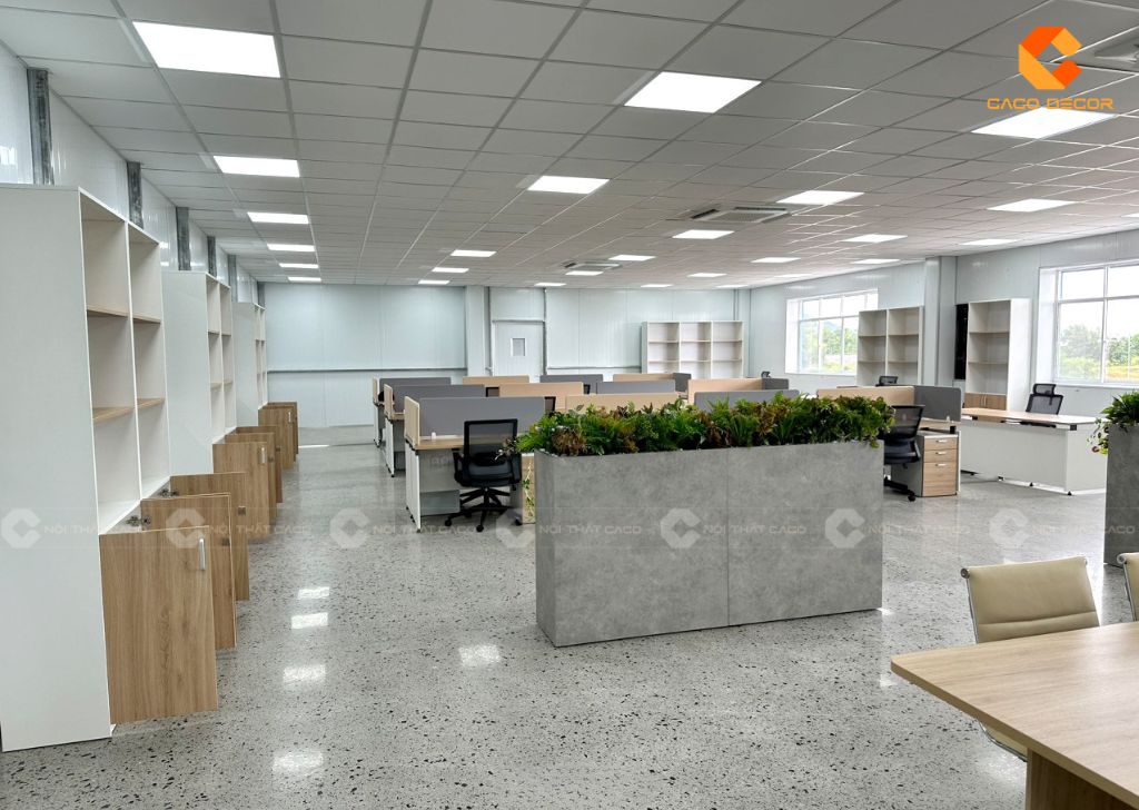 Mẫu nội thất văn phòng theo phong cách Eco