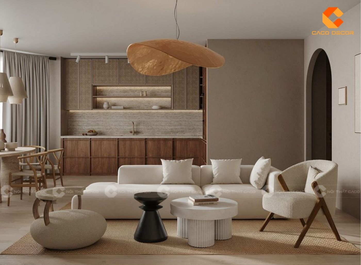 Thiết kế nội thất phong cách Wabi Sabi