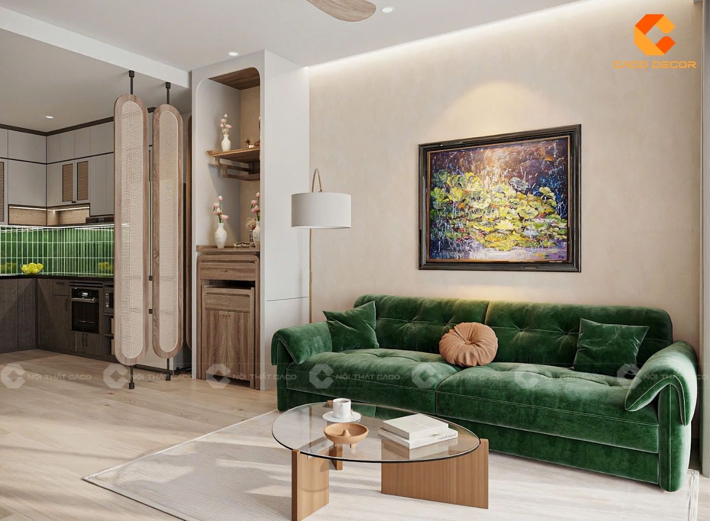 99+ Mẫu Thiết Kế Nội Thất Phòng Khách Đẹp Hiện Đại 2025 3