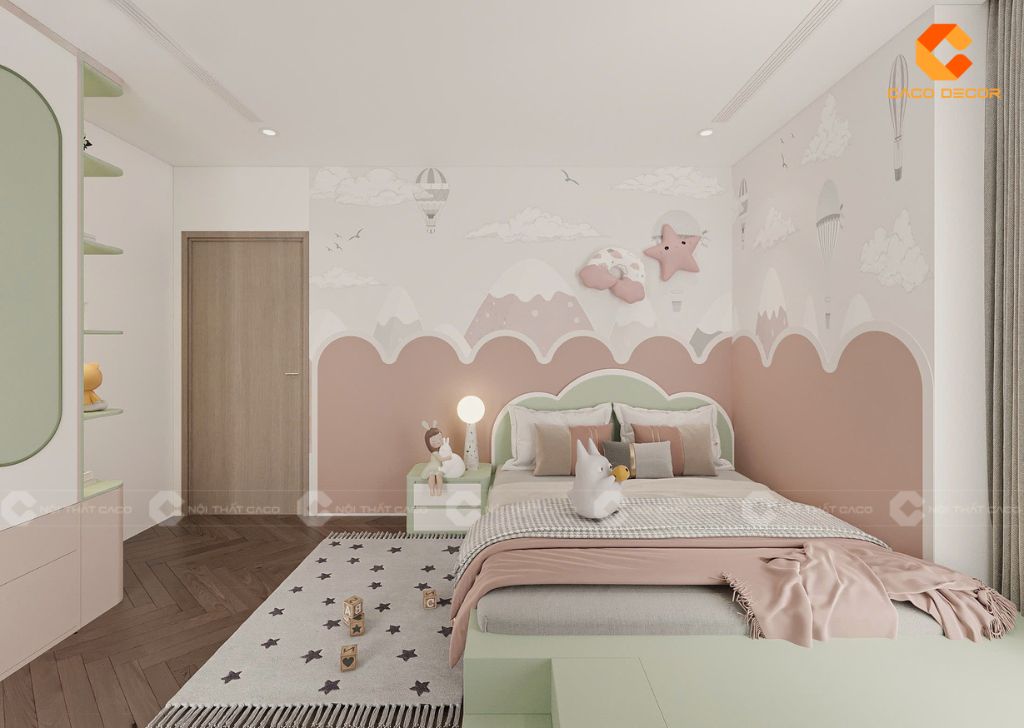 Thiết Kế Nội Thất Phòng Trẻ Em Cho Chị Nga Tại Bình Thạnh 4