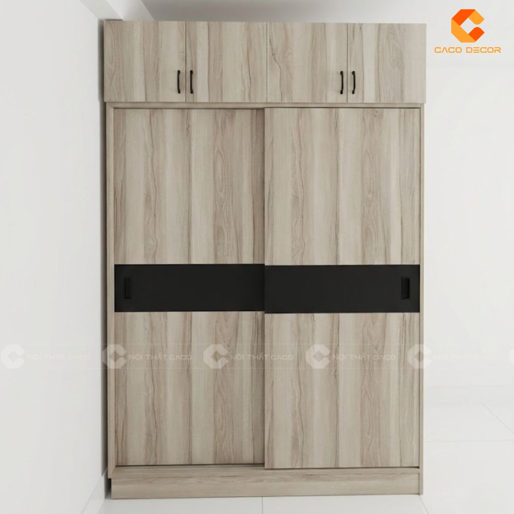 Thiết kế 3D tủ quần áo cửa lùa bàn giao nhà chị Thu Hà