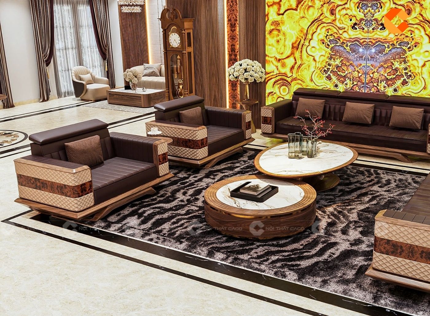 thiết kế nội thất phòng khách hình 3