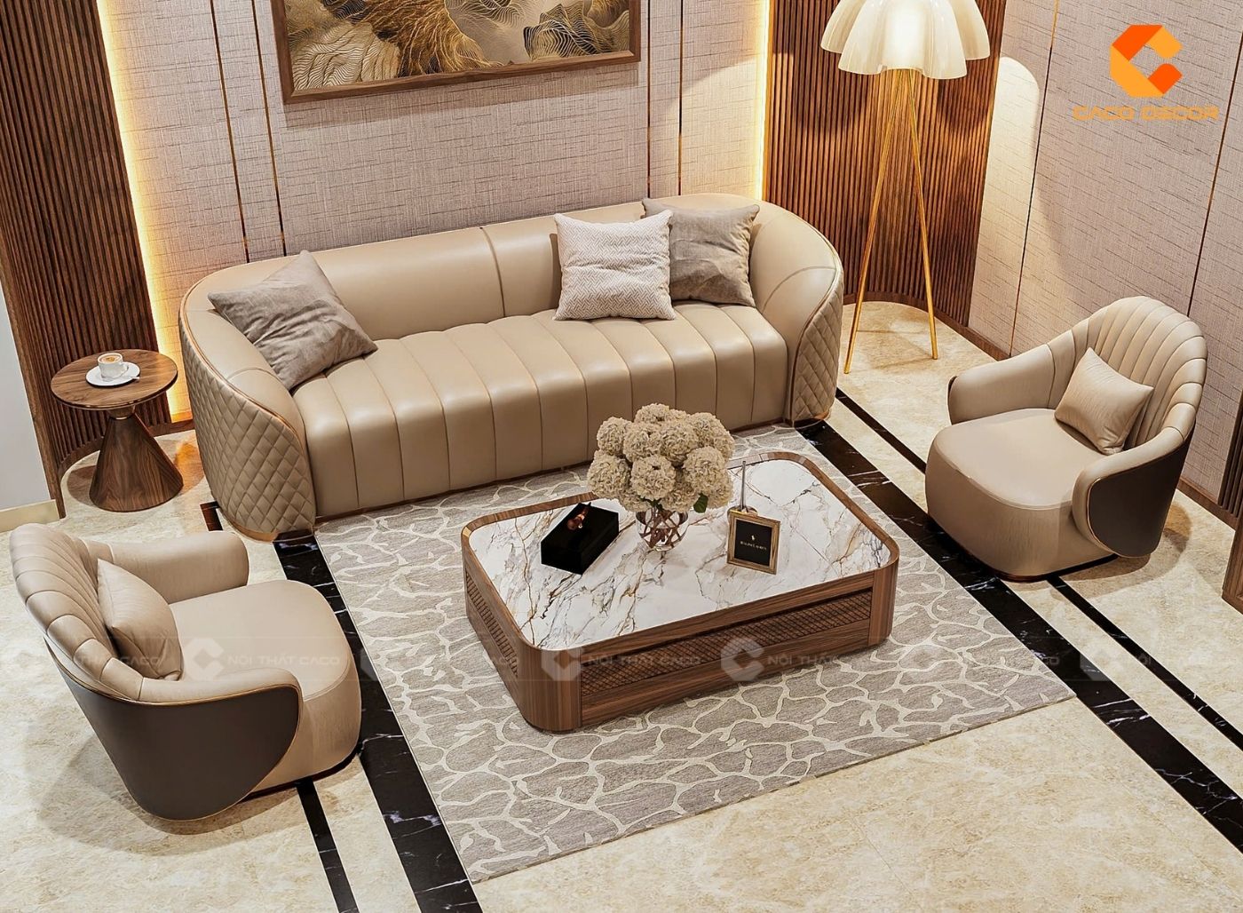 thiết kế nội thất phòng khách hình 4