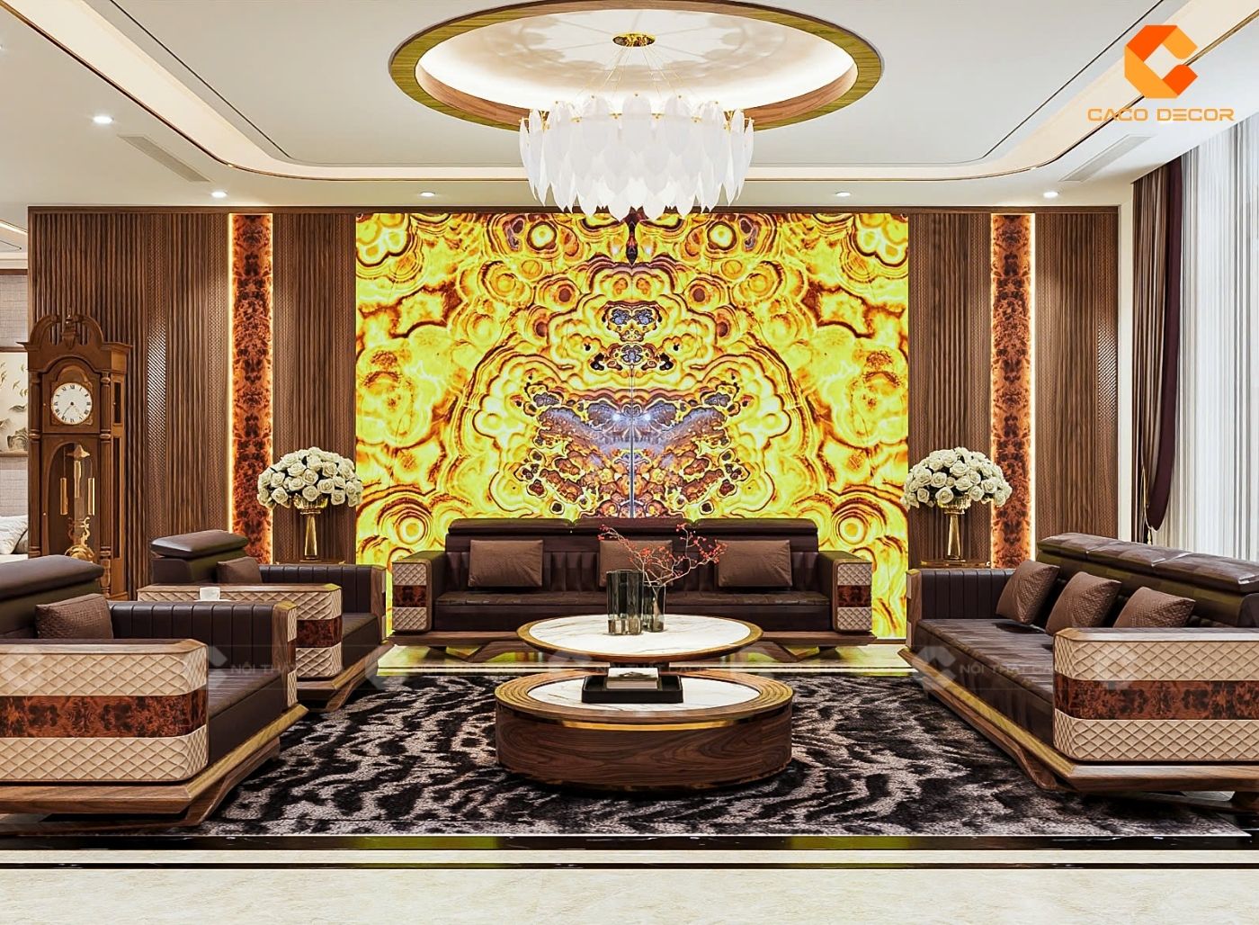 thiết kế nội thất phòng khách hình 2