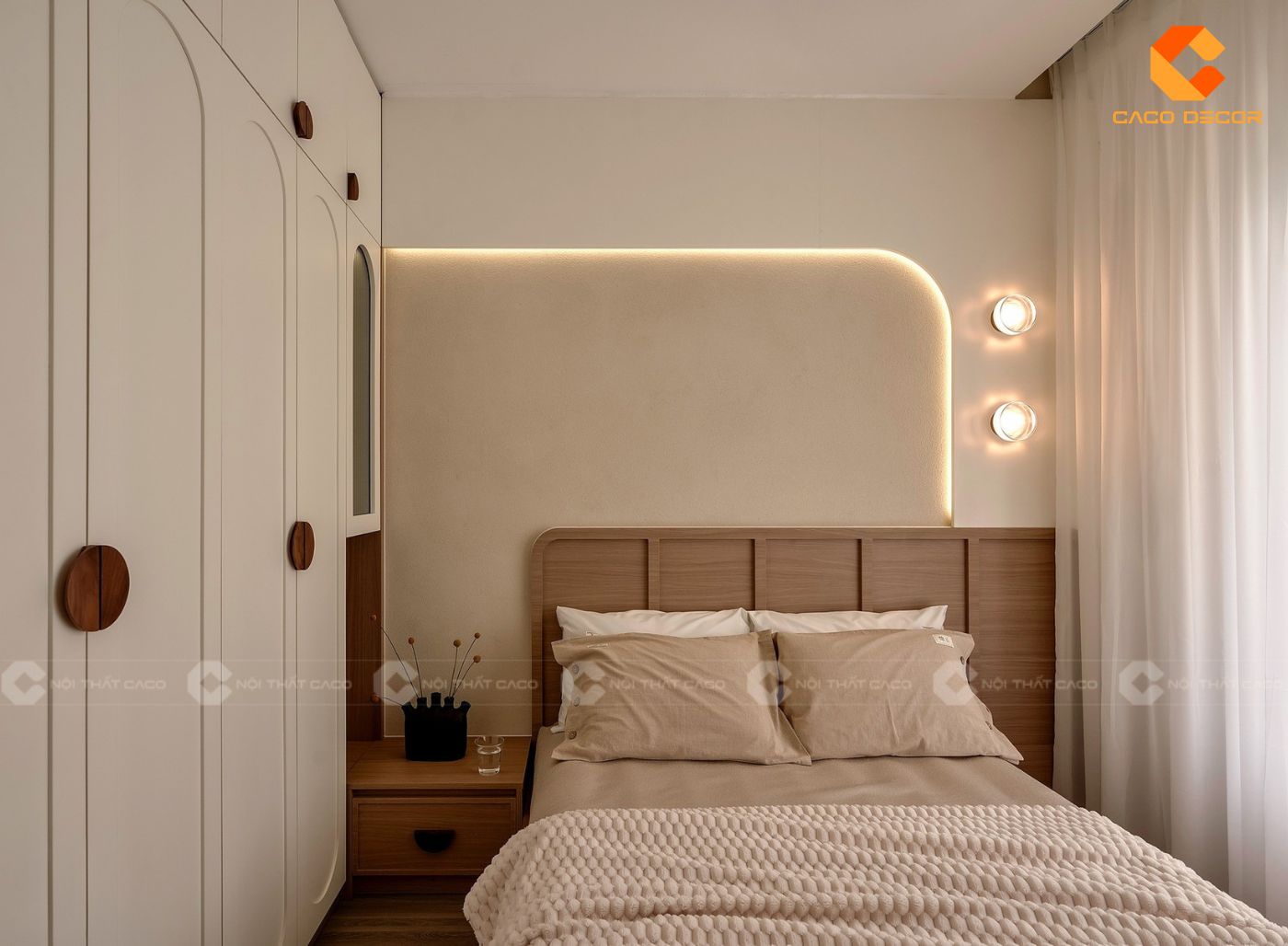 Phòng ngủ 2 của chung cư có diện tích 115m2