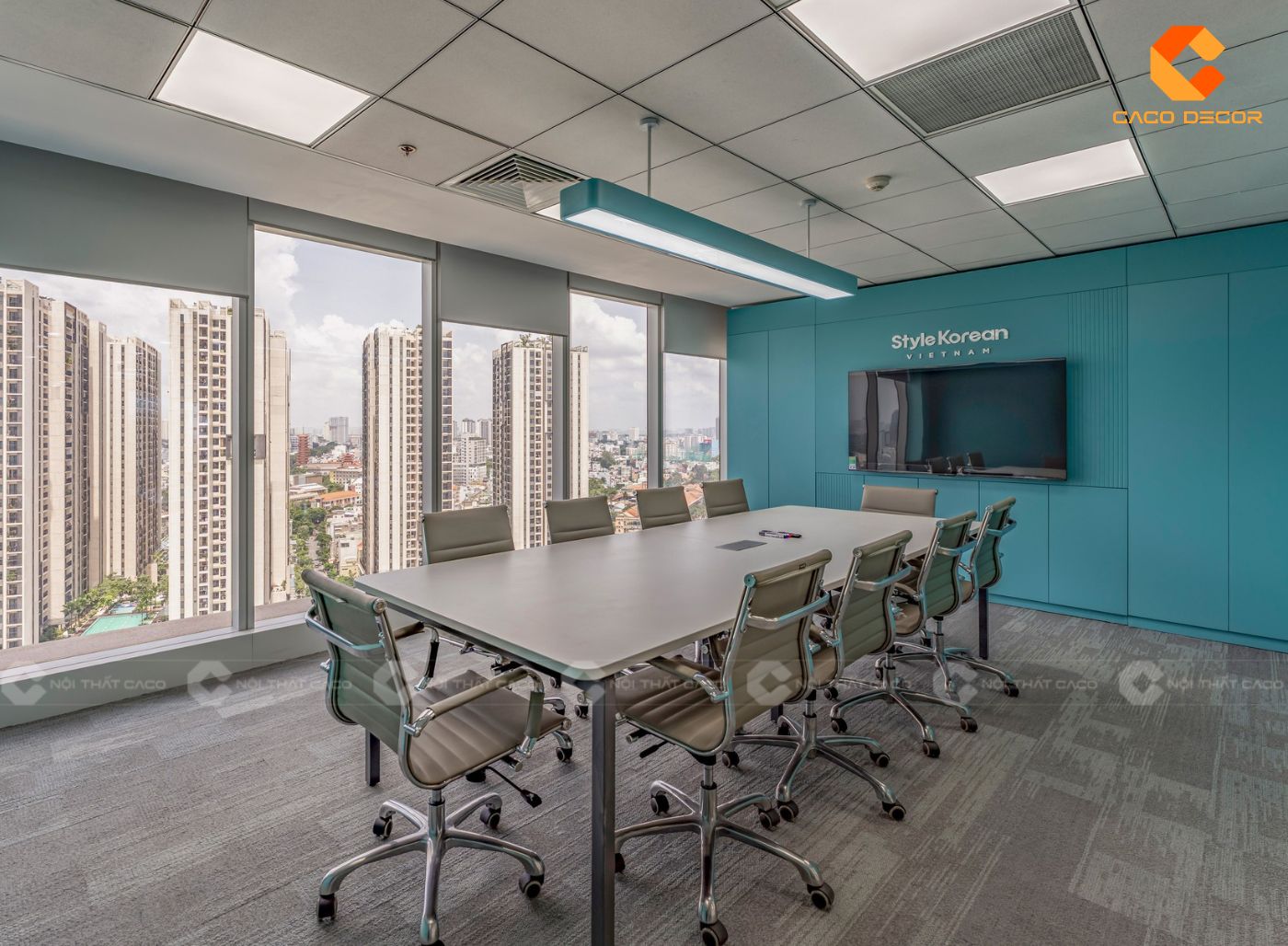 Bộ bàn ghế cao cấp hiện đại cho phòng họp các doanh nghiệp