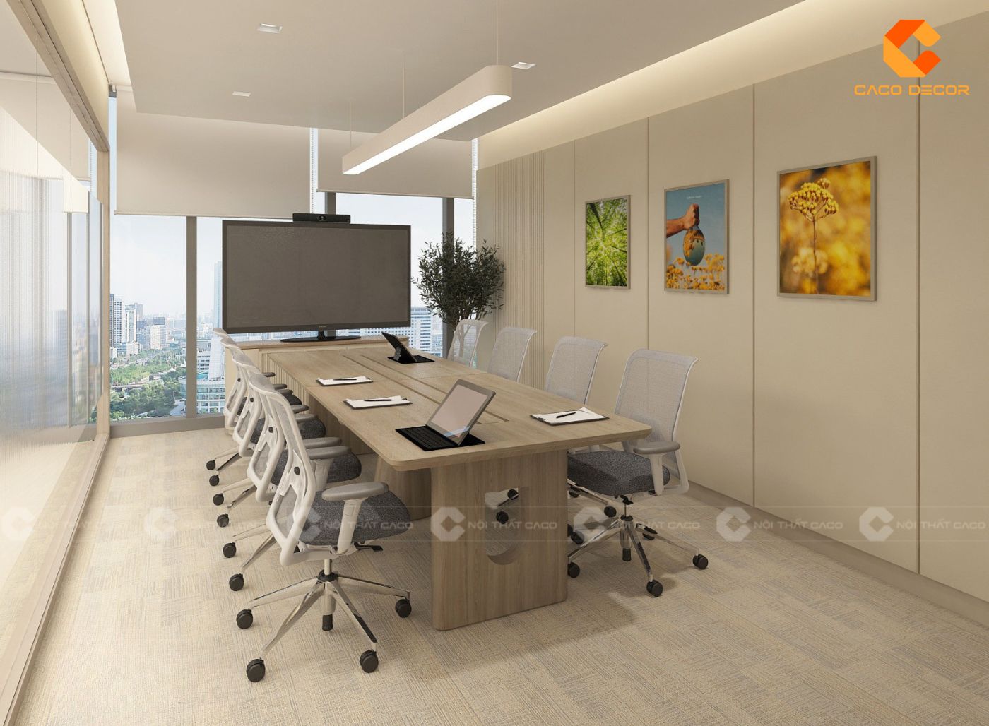 thi công nội thất văn phòng 2