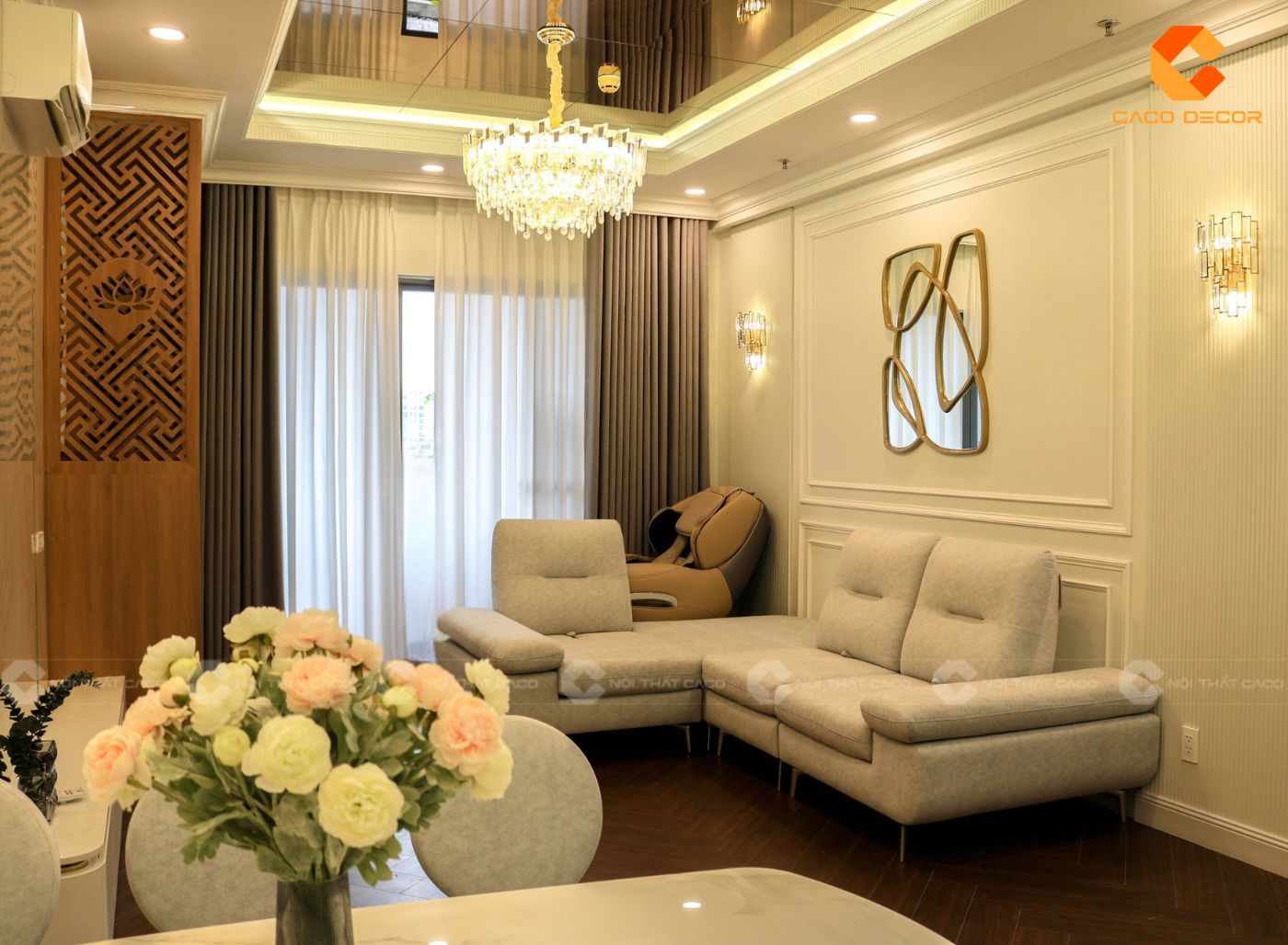 Bộ sofa phòng khách thiết kế hiện đại