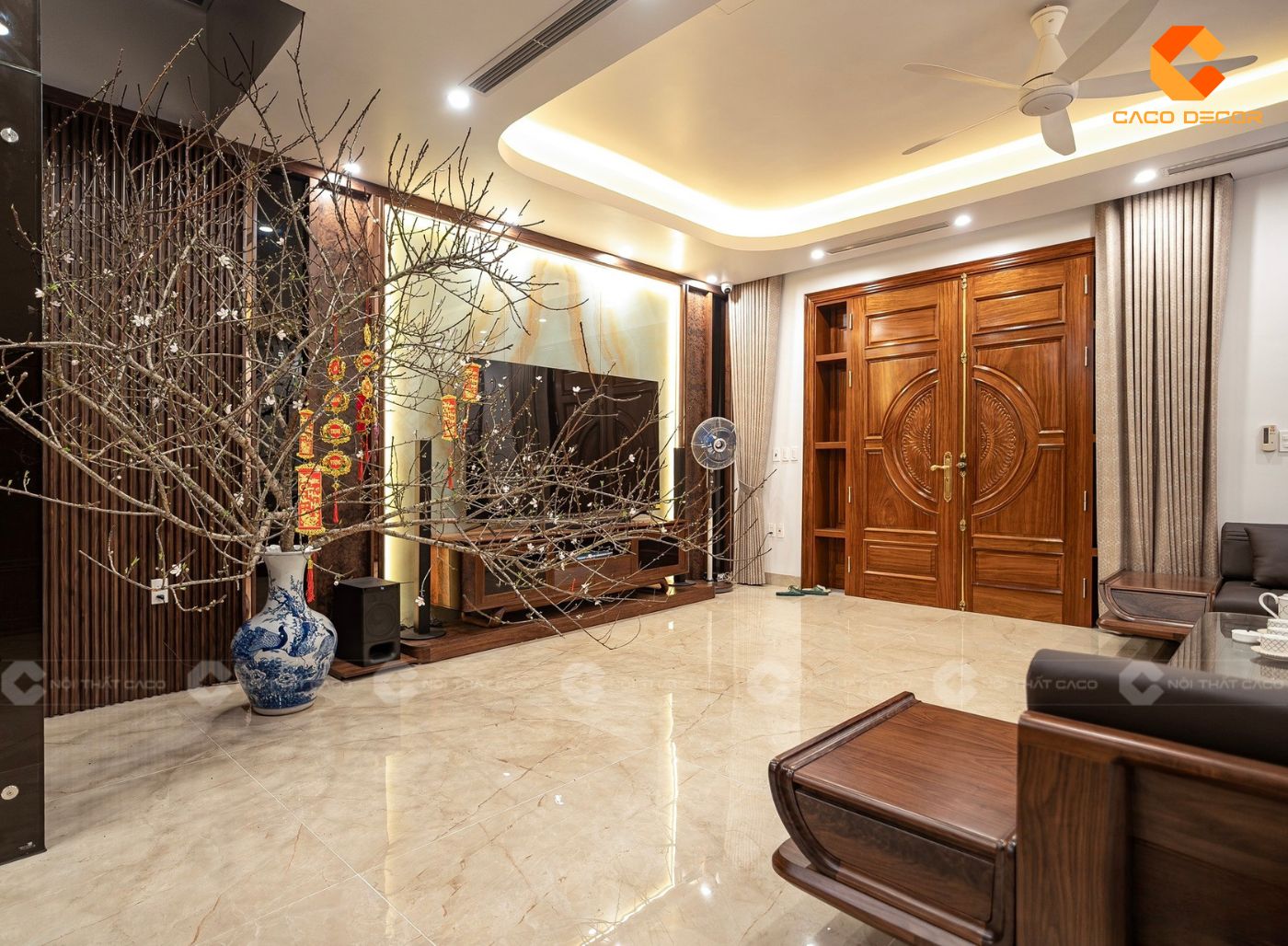 Thi Công Nội Thất Phòng Khách Trọn Gói, Đẹp, Không Phát Sinh 6