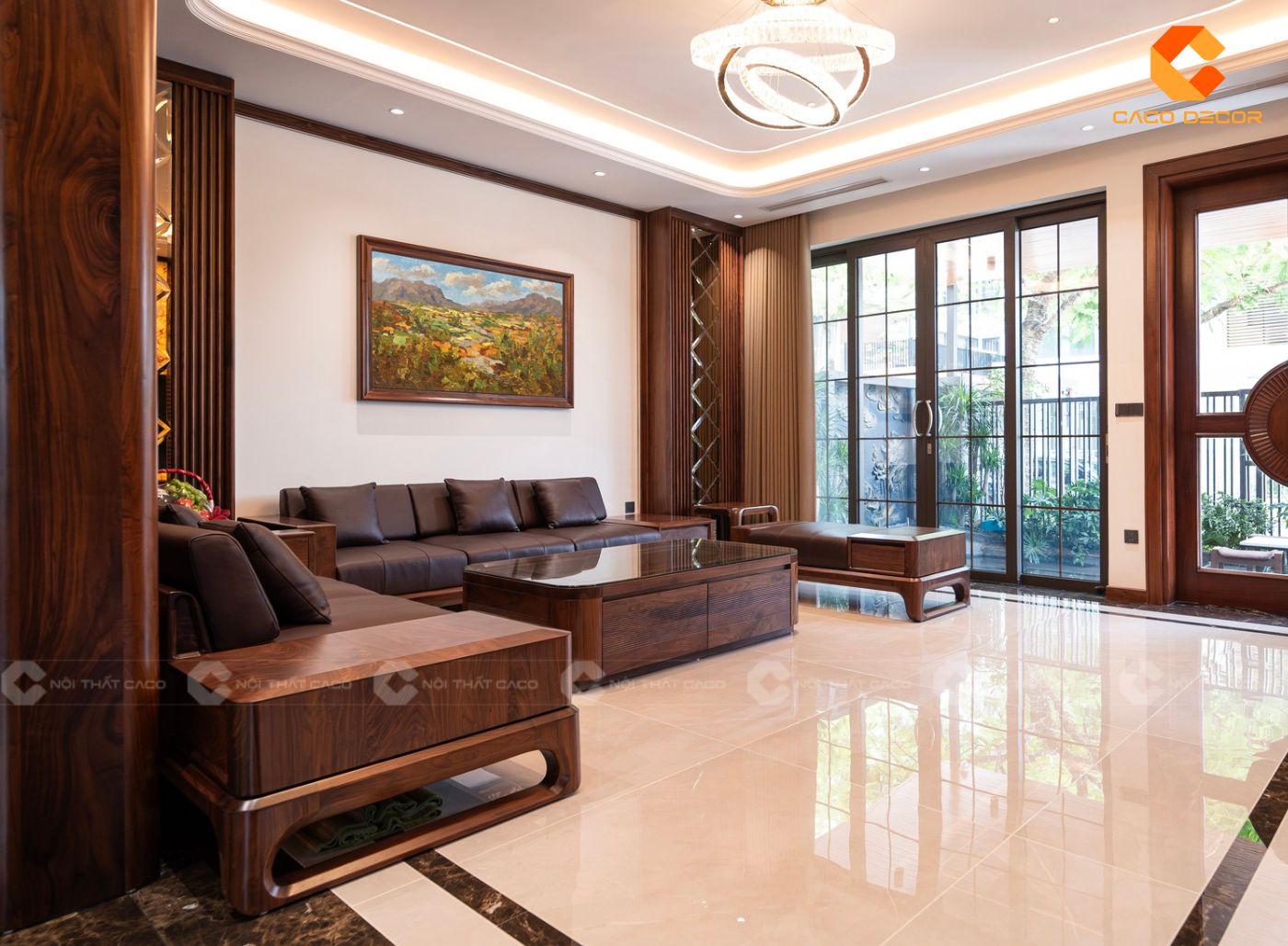 Thi Công Nội Thất Phòng Khách Trọn Gói, Đẹp, Không Phát Sinh 2