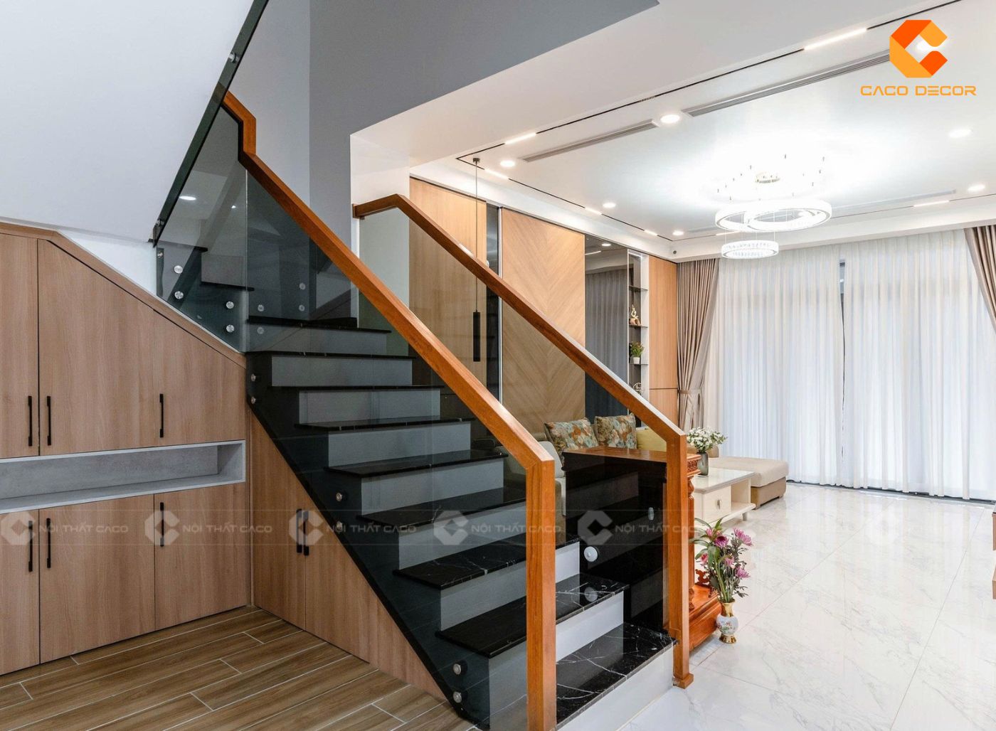 Thi Công Nội Thất Phòng Khách Trọn Gói, Đẹp, Không Phát Sinh 6