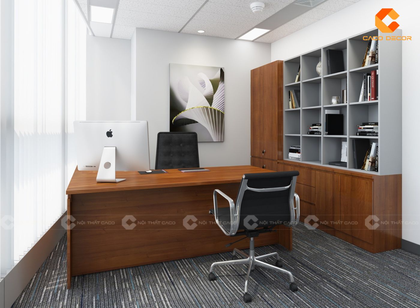 Thi công nội thất phòng giám đốc hiện đại