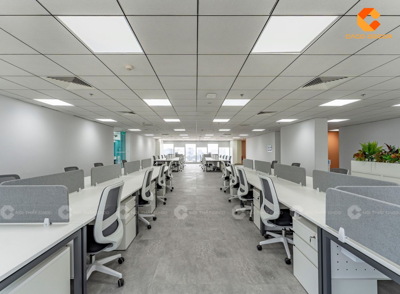 Thi công nội thất văn phòng cho tập đoàn doanh nghiệp