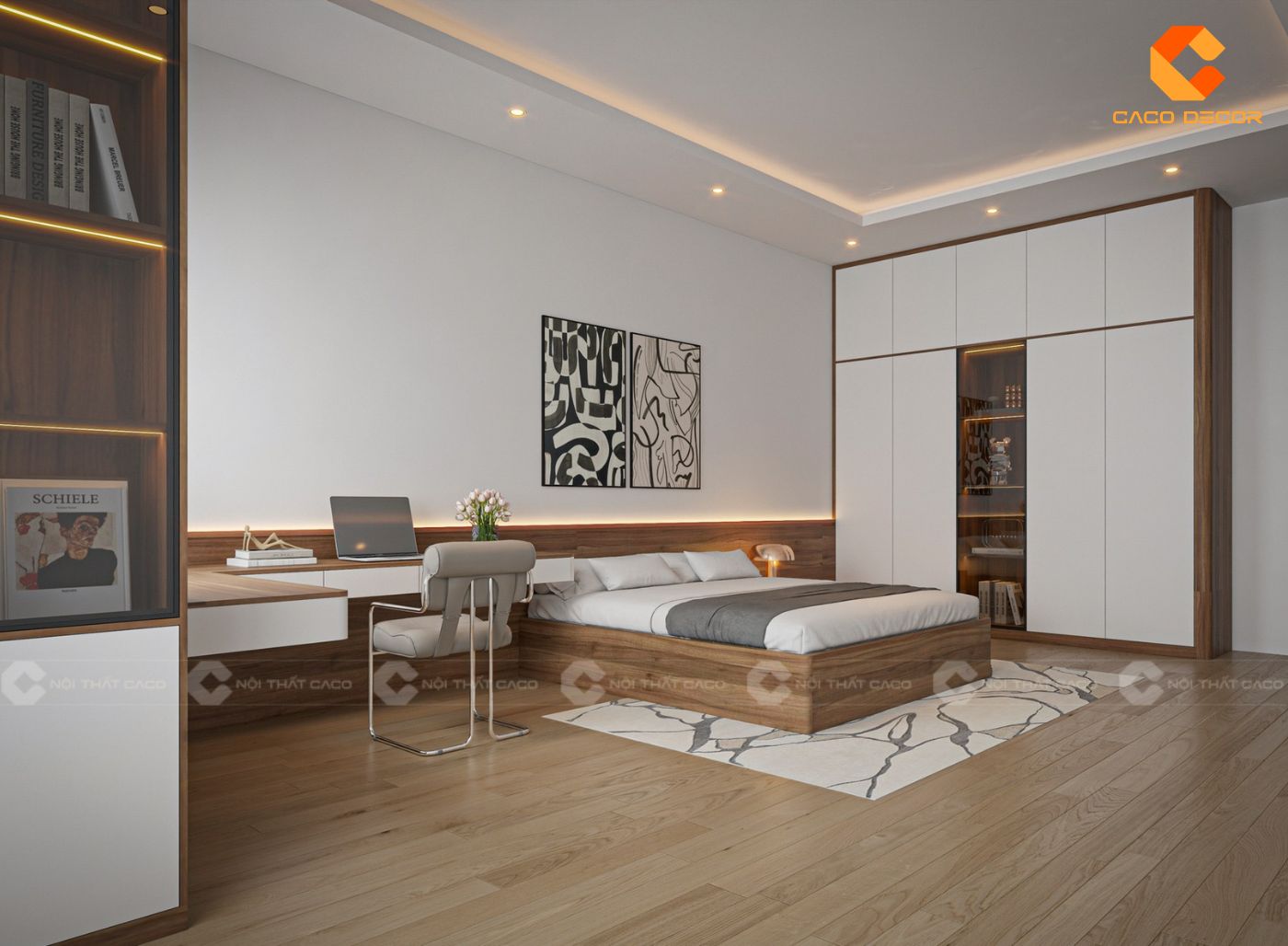 Combo giường tủ phòng ngủ đẹp chất lượng và tiện nghi