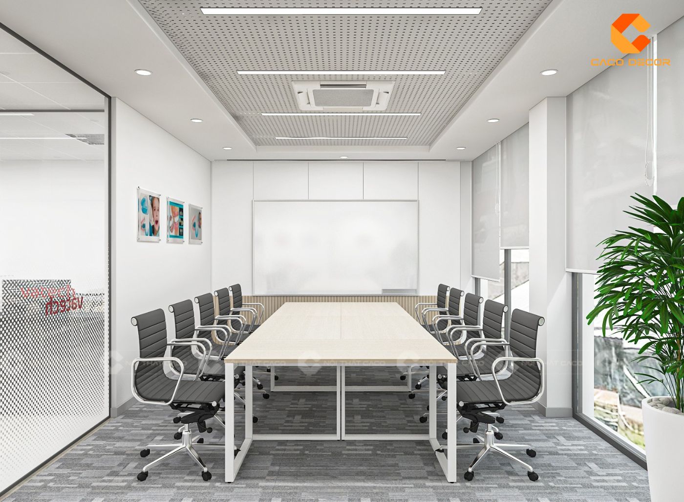 thi công nội thất văn phòng 9
