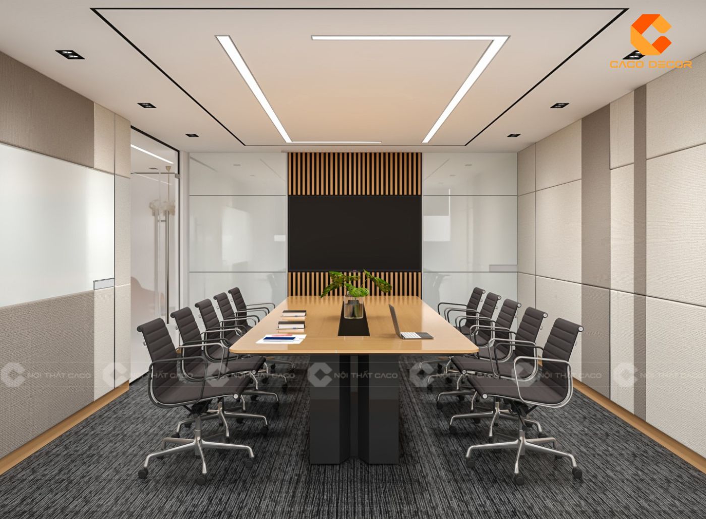 thi công nội thất văn phòng 8